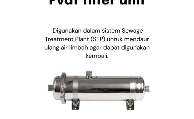 Pvdf filter unit